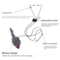 Adjustable hanging cat teaser with a grey plush mouse for hands free cat play