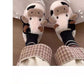Women's Plush Cow Design Slippers