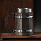 Imitation Wood Beer Mug Stainless Steel Cup