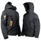 Mens Windproof Waterproof Fleece Lined Hooded Jacket