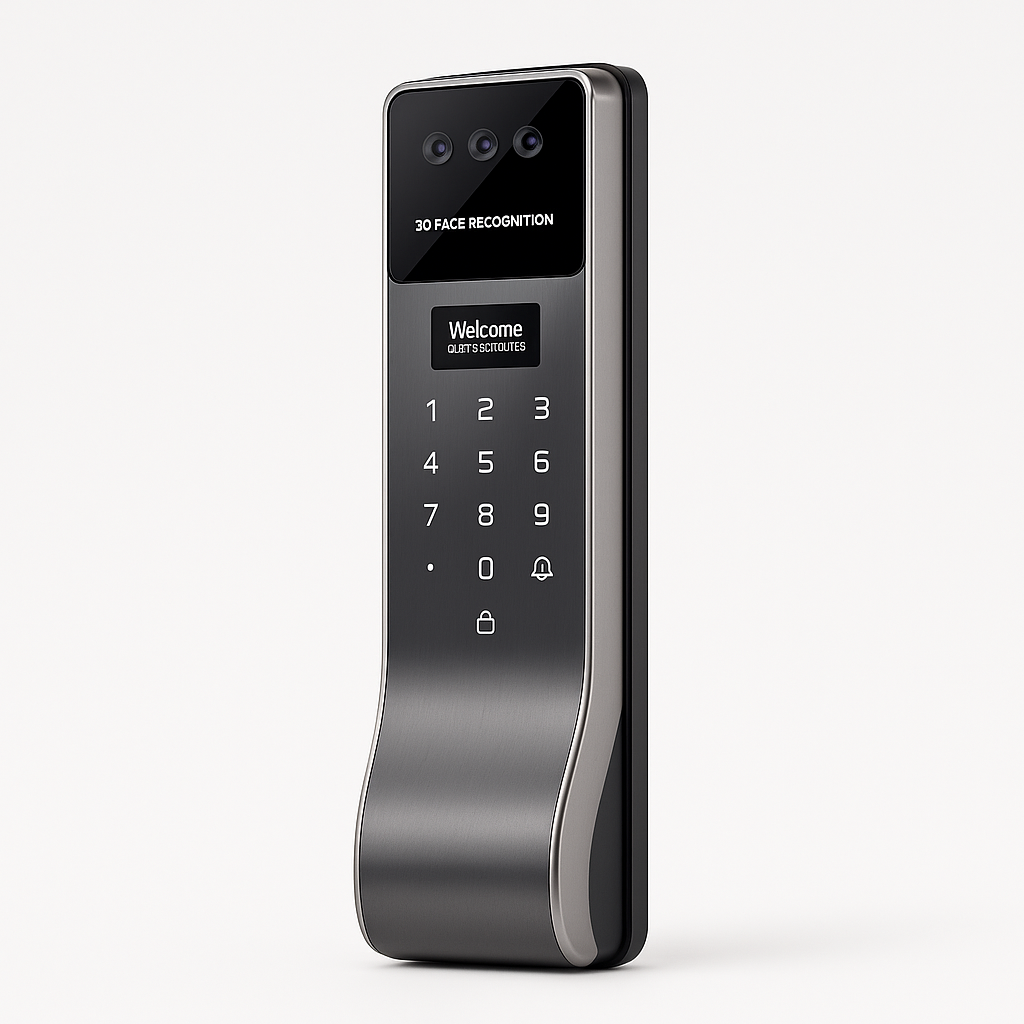 3D Face Recognition Fingerprint | close up material texture