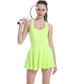 Yoga Running Sports Dress with Reflective Design