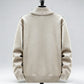 Men Fleece Lined Stand Collar Cardigan Sweater