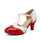 Womens T Strap Patent Leather