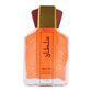 Sultan eau de toilette 100 ml cut glass bottle with gold and burgundy cap on a plain white background