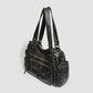 Vintage Bronze Multi-Zipper Motorcycle Bag