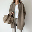 Brown wool material