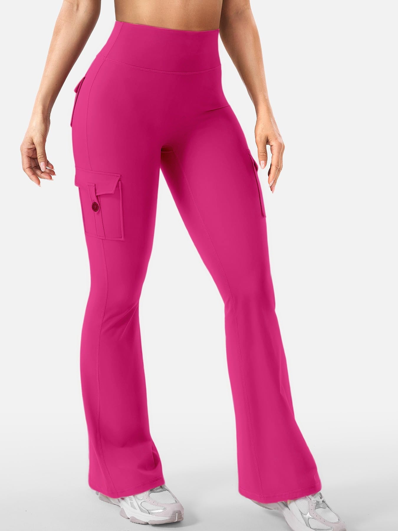 Women Cargo Pocket Flared | wear and tear test