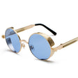 Gold Frame, Blue Lens