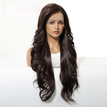 Womens 28 Inch Long Wavy Synthetic Lace Front Wig
