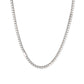 316 Stainless Steel Tennis Necklace with Zirconia
