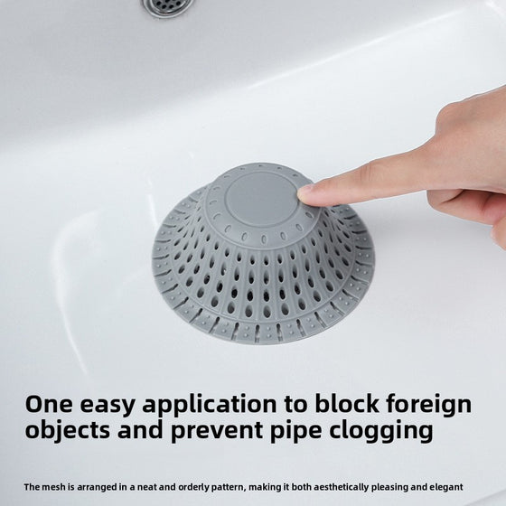 Silicone Drain Covers in Six Styles, Hair Strainers and Water Stoppers