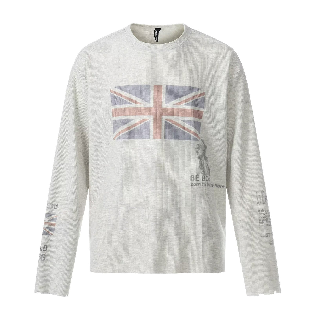 Geometric Print Long Sleeve T-Shirt