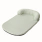 Cool touch summer pet mat with a padded bolster headrest, for cats and dogs