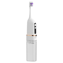 2-in-1 Electric Toothbrush and Water Flosser with Removable Tank, Type-C and IPX7 Label