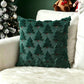Plush carved cushion cover with a star motif carved into the short plush pile, view 37