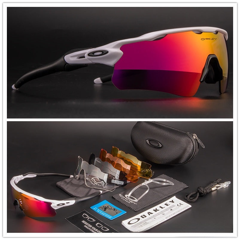TR90 sports sunglasses shown with a frame and lens colour combo