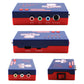 Converter panels showing HDMI output, Micro USB power port, RCA audio inputs and power switch