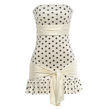 Sleeveless Polka Dot Slim Fit Dress
