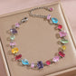 Zircon Gold Plated Leaf Design Bracelet | packaging and presentation view