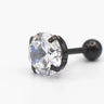 Black White Rhinestone 6mm
