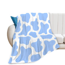 Cow Print Flannel Blanket Soft