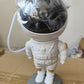Close view of the projection lens set into the astronaut visor