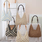 Woven Straw Shoulder Bag, Everyday Bag for Busy Day, Simple Errand, daily routine with Practical Value, Cleaner Use, and E...