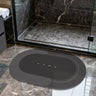 Baiji lake oval - deep grey