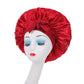 Satin Elastic Nightcap | close detail finishing touch