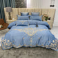 Embroidered Pure Cotton Wedding Bedding Set Four Pieces