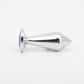Detachable Metal Anal Plug G | detail close up