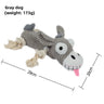 Cotton Rope Dog Gray White