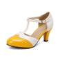 Womens T Strap Patent Leather