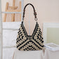 Woven Straw Shoulder Bag, Everyday Bag for Busy Day, Simple Errand, daily routine with Practical Value, Cleaner Use, and E...