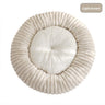 Striped Rabbit Fur Light Brown / M53 60cm