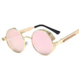 Gold Frame, Pink Lens