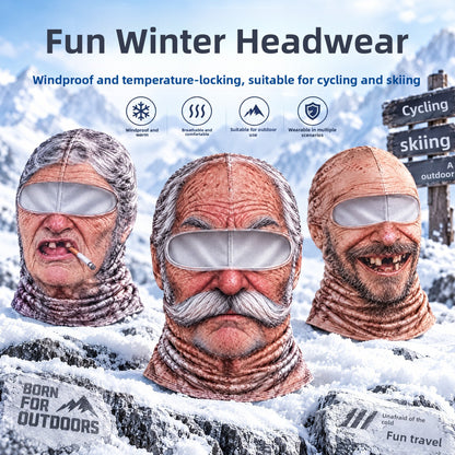 3D Printed Fleece Balaclava for Winter Sports