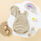 Infant Sleeveless Romper with Detachable Hood
