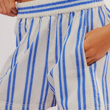 Women's Striped Cotton Shorts