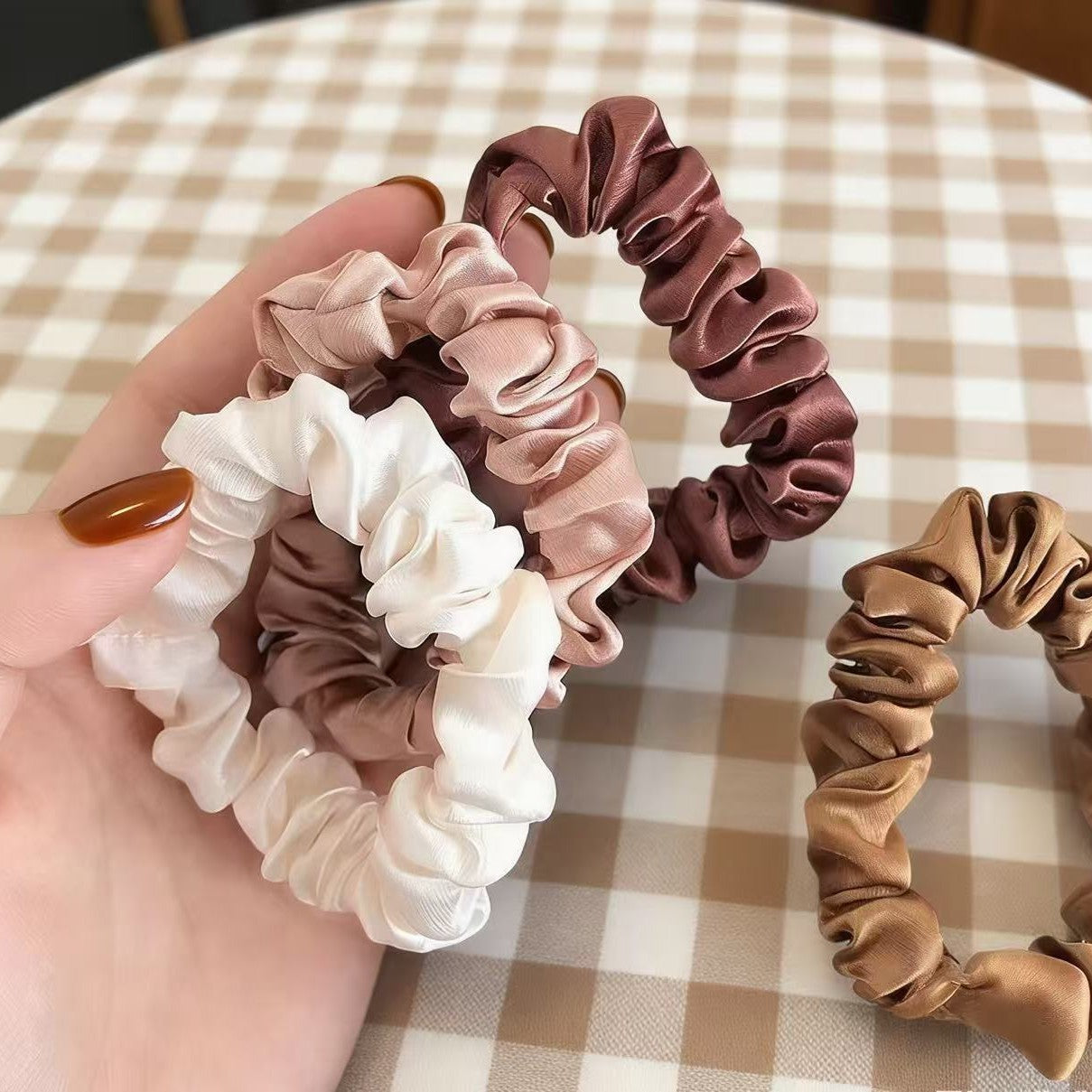 Satin Hair Ties for Women