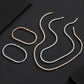 Zircon Cuban Chain Necklace | macro material texture detail