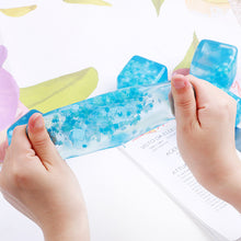 Soft Gel Snowflake Ice Cube Squishy Toy