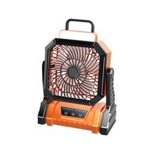 Rechargeable Outdoor Camping Fan with LED Light