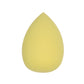 Teardrop foam beauty blender sponge shown on a plain white background