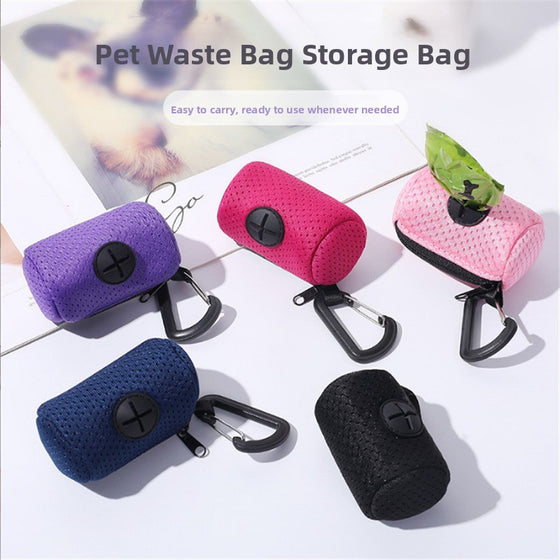 Pet Waste Bag Dispenser Pouch with Clip
