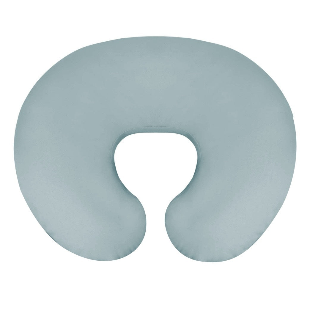Fog blue solid U-shaped pillowcase, option Fog Blue Pillowcase