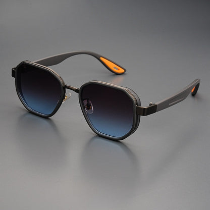 Retro Aviator Sunglasses TR90 Metal Frame