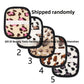 Reusable makeup remover pad shown flat with the plush face up on a plain background