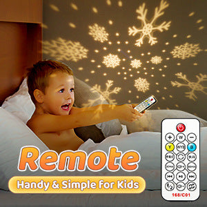 Black snowflake theme dome for the star projector night light